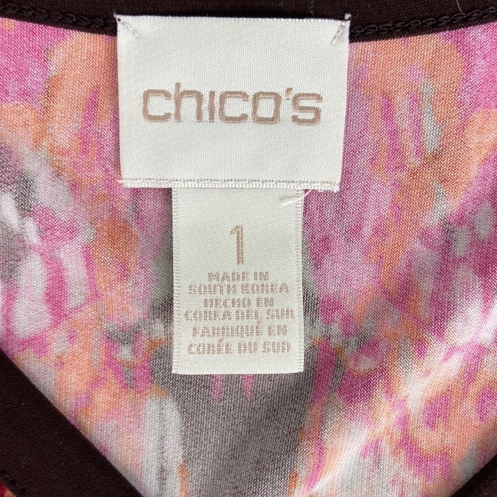 Chico's Art Nouveau Butterfly-Print Maxi Dress Size M - Picture 11 of 13